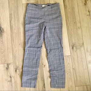 Black & White Plaid Slacks